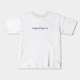 mango sticky rice - Thai blue - Flag color Kids T-Shirt